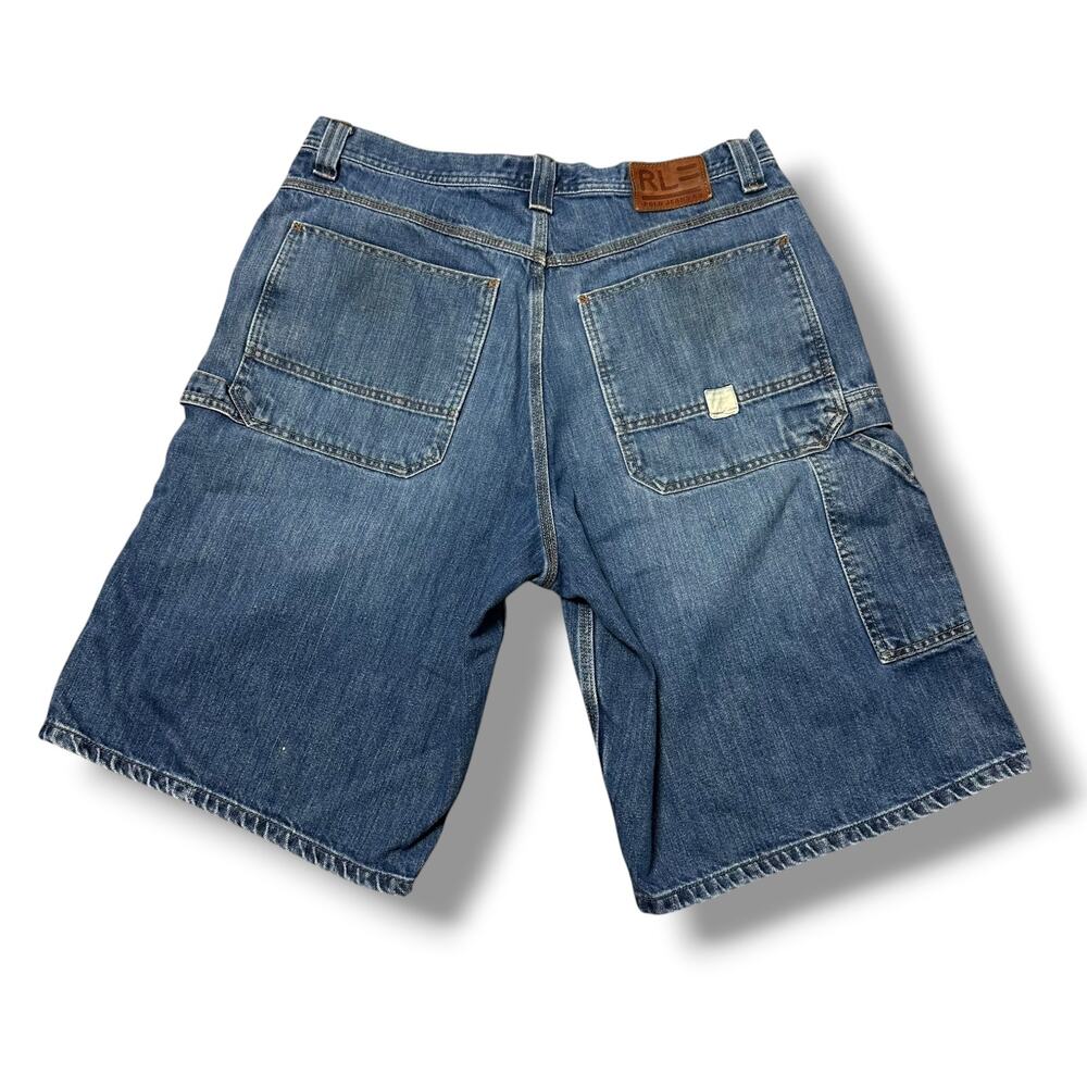 Vintage Y2K Polo Jeans Co Ralph Lauren Canton Carpenter Denim Jean Jorts Sz 36